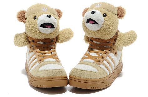 adidas teddy bear shoes.